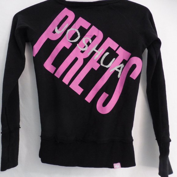 JOSHUA, J'Adore Joshua, size small, black long sleeve sweatshirt, BNWOT - Picture 4 of 6